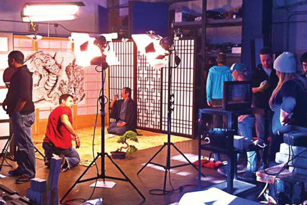 Scene from short film